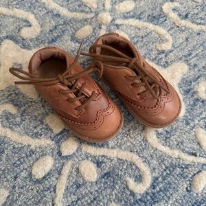 Stride Rite Brown Kids Dress Shoes
